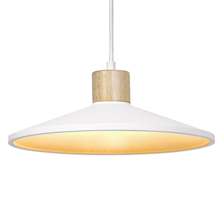 Ledvance - Lustr na lanku DECOR PLASTER 1xE27/25W/230V pr. 32 cm sádra bílá