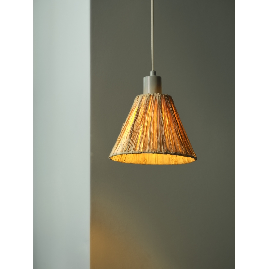 Ledvance - Lustr na lanku DECOR RAFFIA 1xE27/15W/230V rafie