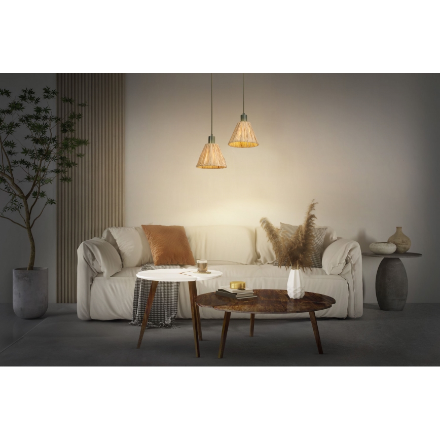 Ledvance - Lustr na lanku DECOR RAFFIA 1xE27/15W/230V rafie