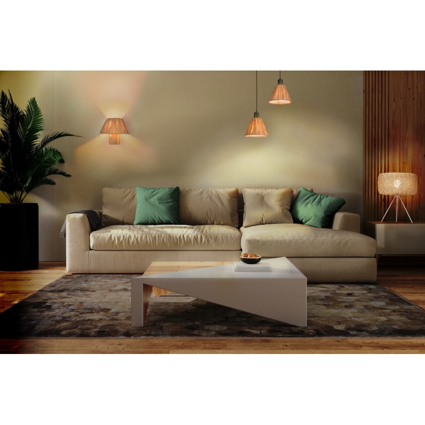 Ledvance - Lustr na lanku DECOR RAFFIA 1xE27/15W/230V rafie