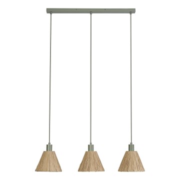 Ledvance - Lustr na lanku DECOR RAFFIA 3xE27/15W/230V rafie