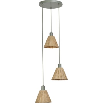 Ledvance - Lustr na lanku DECOR RAFFIA 3xE27/15W/230V rafie