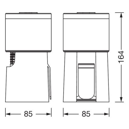 Ledvance - Přenosná čistička vzduchu s HEPA filtrem PURIFIER UVC/4,5W/5V USB