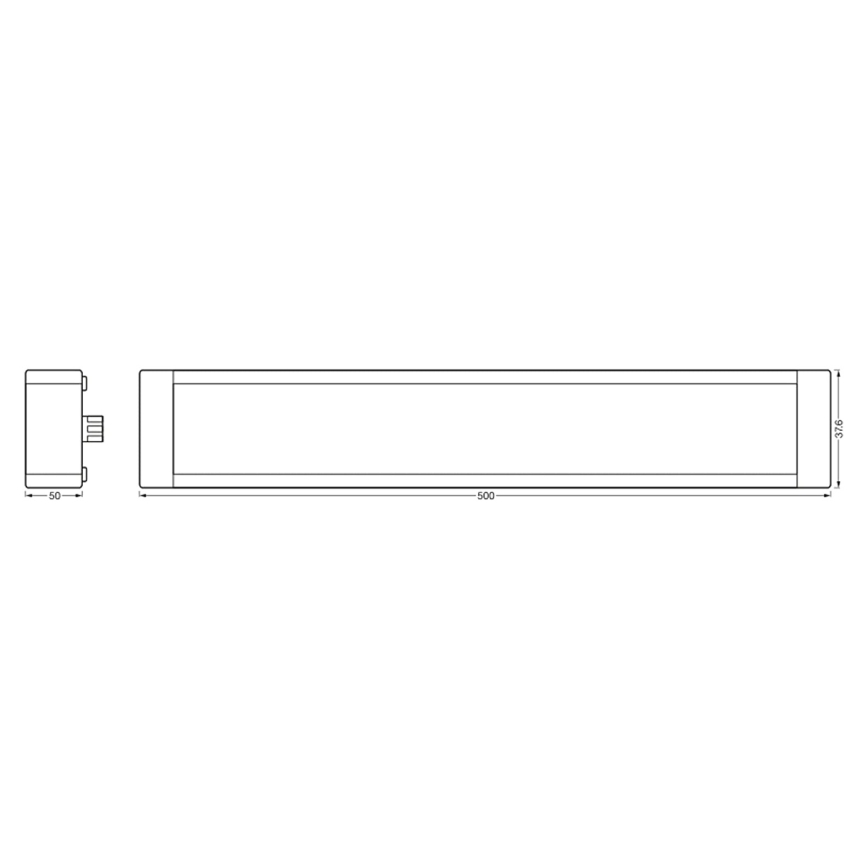 Ledvance - Rozšiřovací sada LED stmívatelné podlinkové svítidlo SMART+ UNDERCABINET LED/8W/24V 2700-6500K Wi-Fi