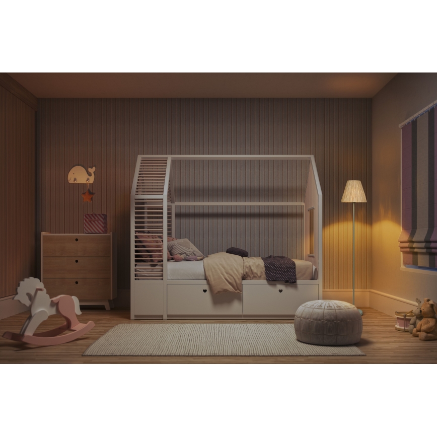 Ledvance - Stojací lampa DECOR RAFFIA 1xE27/15W/230V rafie