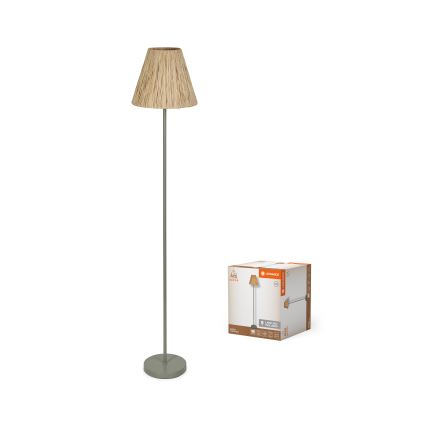 Ledvance - Stojací lampa DECOR RAFFIA 1xE27/15W/230V rafie