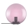 Ledvance - Stolní lampa BUBBLE 1xE27/40W/230V růžová