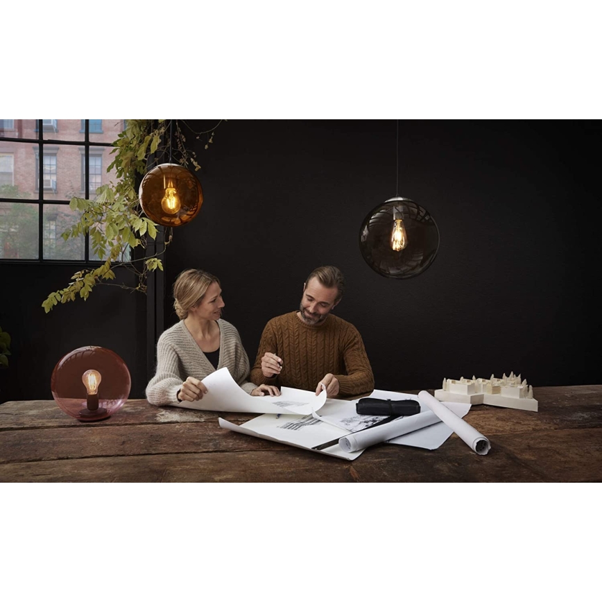 Ledvance - Stolní lampa BUBBLE 1xE27/40W/230V růžová