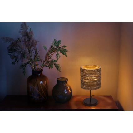 Ledvance - Stolní lampa DECOR CARDBOARD 1xE27/15W/230V pr. 20 cm