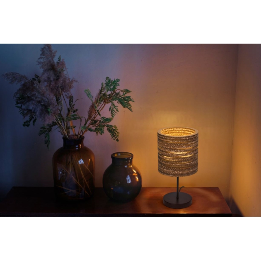 Ledvance - Stolní lampa DECOR CARDBOARD 1xE27/15W/230V pr. 20 cm