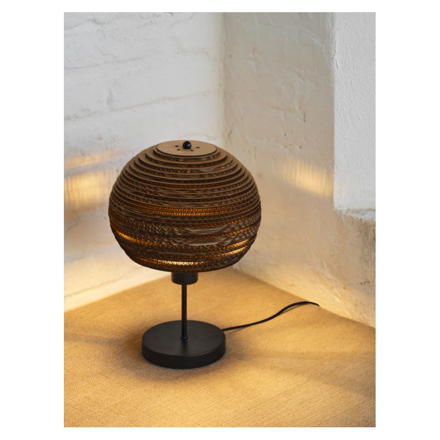 Ledvance - Stolní lampa DECOR CARDBOARD 1xE27/15W/230V pr. 26 cm