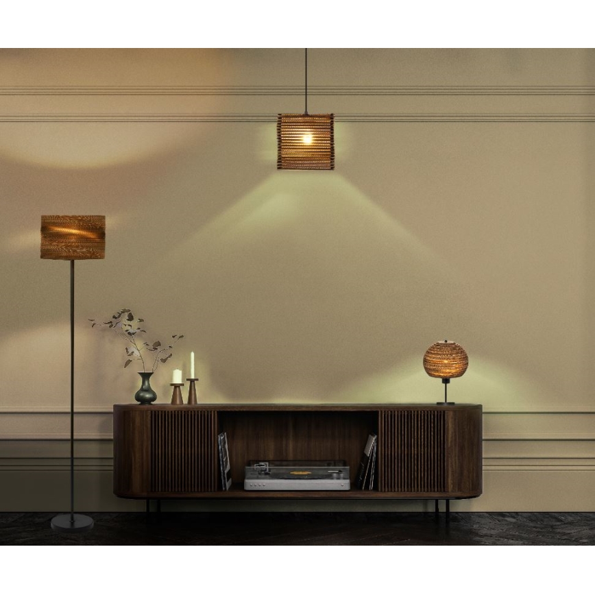 Ledvance - Stolní lampa DECOR CARDBOARD 1xE27/15W/230V pr. 26 cm