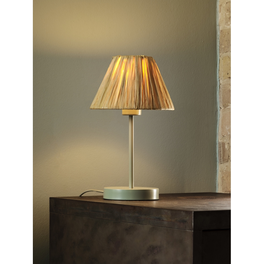 Ledvance - Stolní lampa DECOR RAFFIA 1xE27/15W/230V rafie