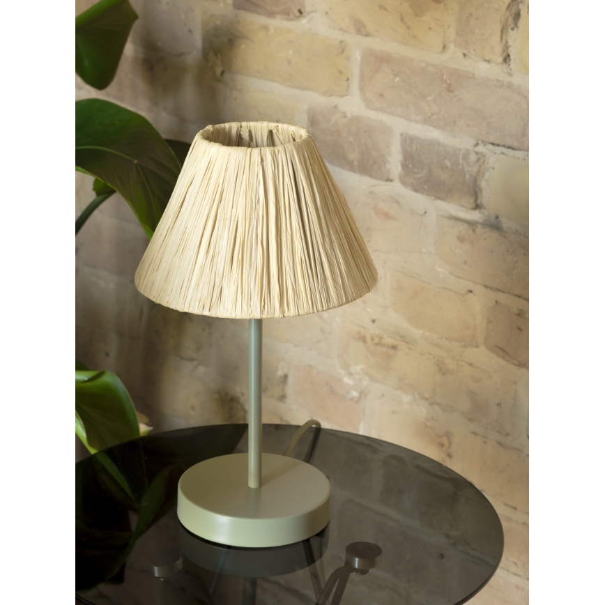 Ledvance - Stolní lampa DECOR RAFFIA 1xE27/15W/230V rafie