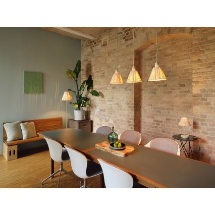Ledvance - Stolní lampa DECOR RAFFIA 1xE27/15W/230V rafie
