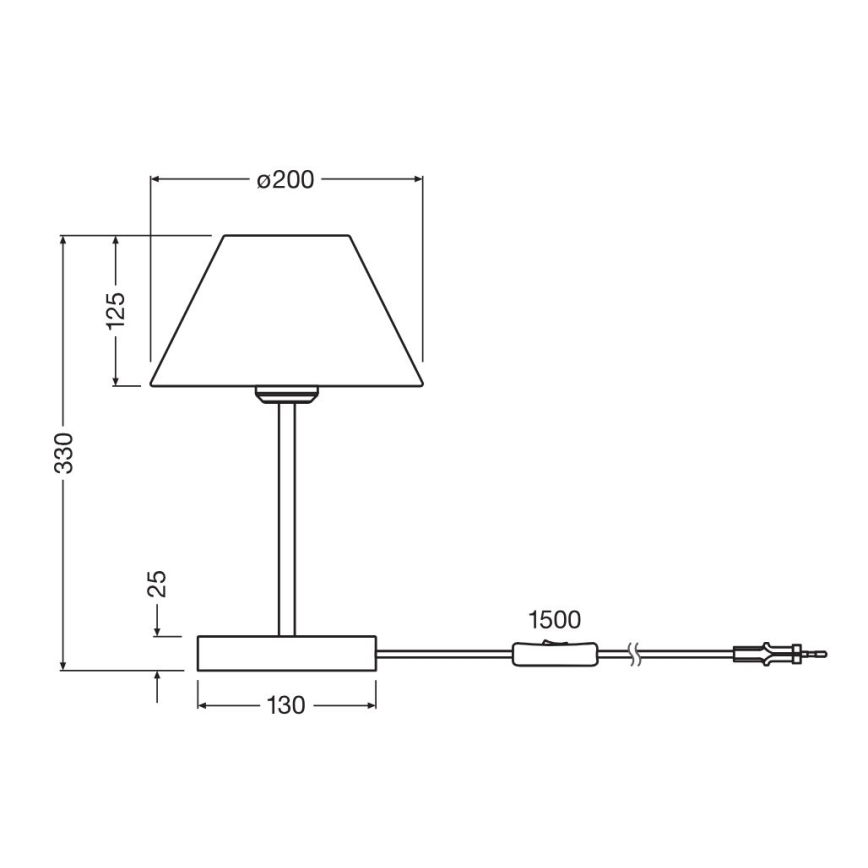 Ledvance - Stolní lampa DECOR RAFFIA 1xE27/15W/230V rafie