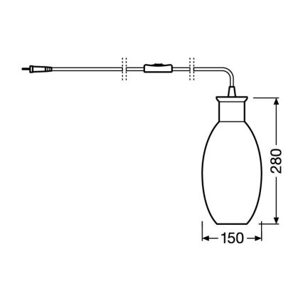 Ledvance - Stolní lampa GRAPE 1xE27/40W/230V růžová