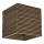 Ledvance - Stropní svítidlo DECOR CARDBOARD 1xE27/15W/230V 25x25 cm