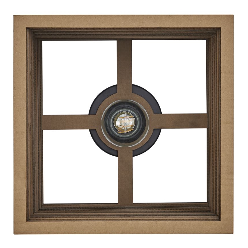 Ledvance - Stropní svítidlo DECOR CARDBOARD 1xE27/15W/230V 25x25 cm