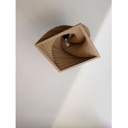 Ledvance - Stropní svítidlo DECOR CARDBOARD 1xE27/15W/230V 40x40 cm