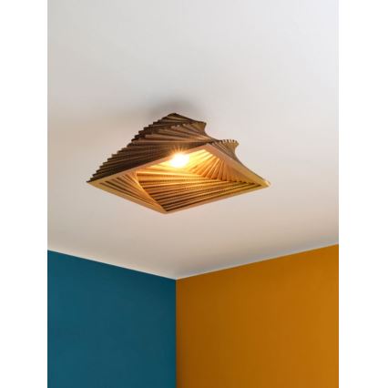 Ledvance - Stropní svítidlo DECOR CARDBOARD 1xE27/15W/230V 40x40 cm