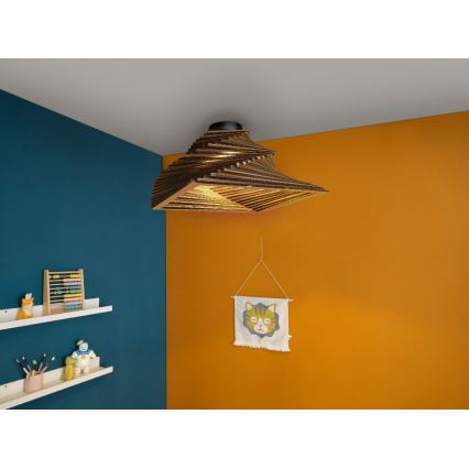 Ledvance - Stropní svítidlo DECOR CARDBOARD 1xE27/15W/230V 40x40 cm