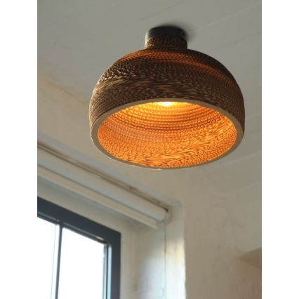 Ledvance - Stropní svítidlo DECOR CARDBOARD 1xE27/15W/230V pr. 36 cm