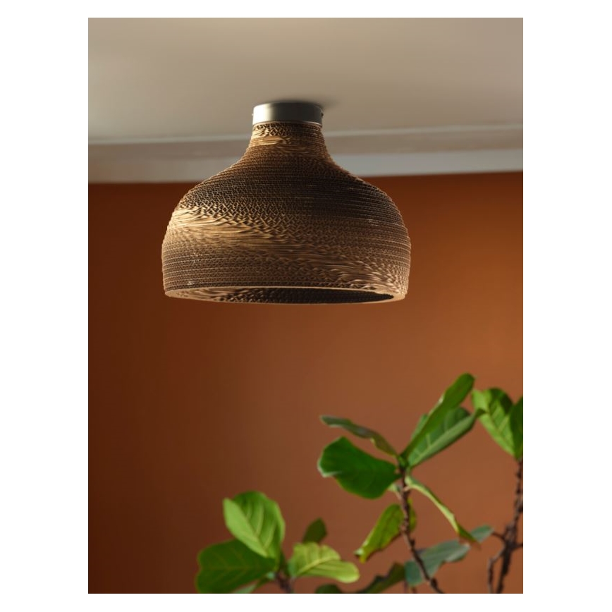Ledvance - Stropní svítidlo DECOR CARDBOARD 1xE27/15W/230V pr. 36 cm
