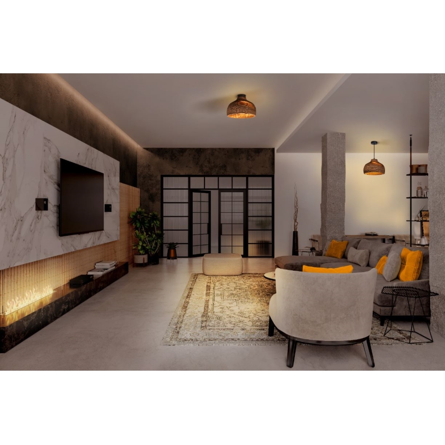 Ledvance - Stropní svítidlo DECOR CARDBOARD 1xE27/15W/230V pr. 36 cm