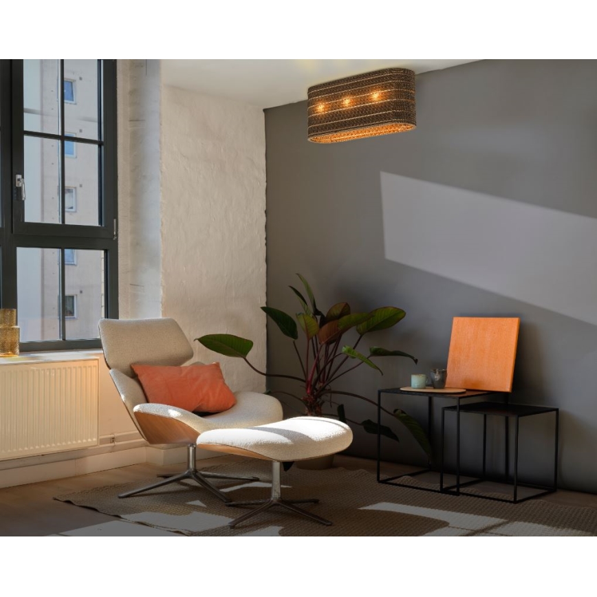 Ledvance - Stropní svítidlo DECOR CARDBOARD 3xE27/15W/230V