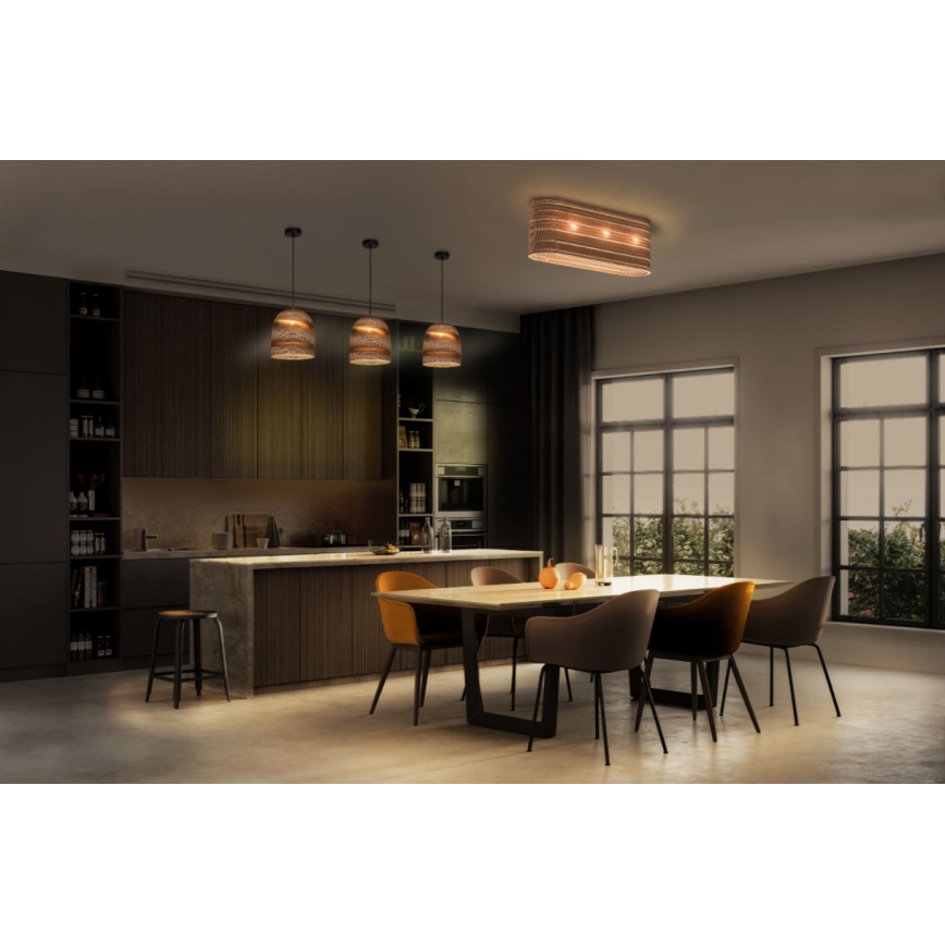 Ledvance - Stropní svítidlo DECOR CARDBOARD 3xE27/15W/230V