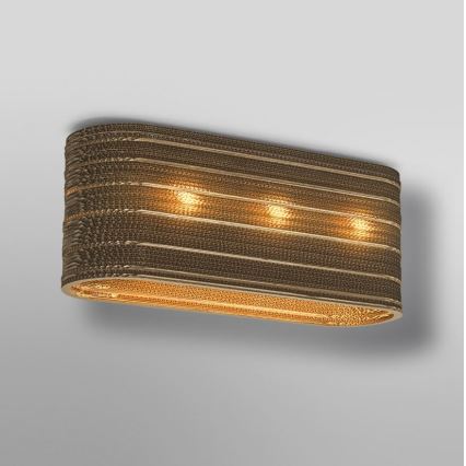 Ledvance - Stropní svítidlo DECOR CARDBOARD 3xE27/15W/230V