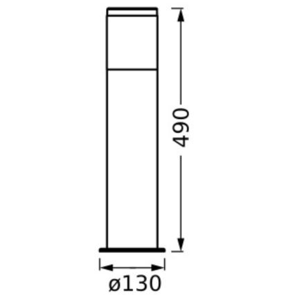 Ledvance - Venkovní lampa EBRO 1xE27/20W/230V IP44