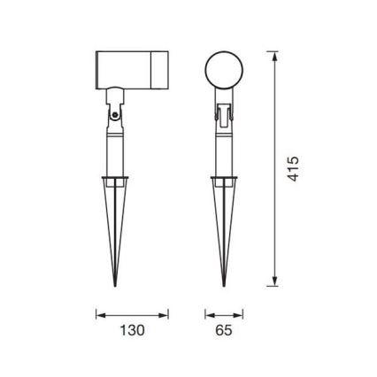 Ledvance - Venkovní lampa ENDURA CLASSIC 1xGU10/35W/230V IP54