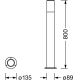 Ledvance - Venkovní lampa PIPE 1xE27/25W/230V IP44 80 cm