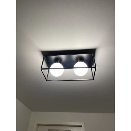 Ledvance - Venkovní nástěnné svítidlo DECOR SQUARE 2xG9/28W/230V IP44