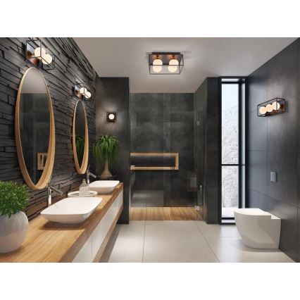 Ledvance - Venkovní nástěnné svítidlo DECOR SQUARE 3xG9/28W/230V IP44