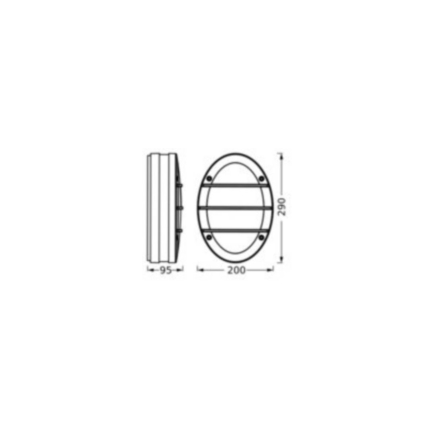 Ledvance - Venkovní nástěnné svítidlo ORBICK 2xE27/18W/230V IP65