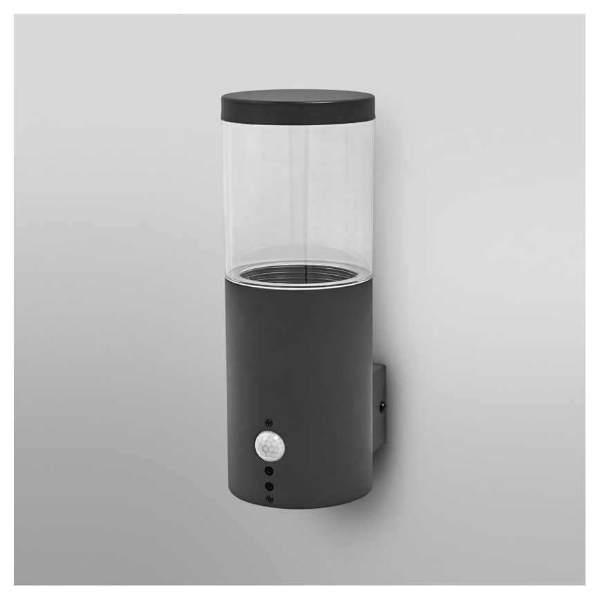 Ledvance - Venkovní nástěnné svítidlo se senzorem EBRO 1xE27/20W/230V IP44