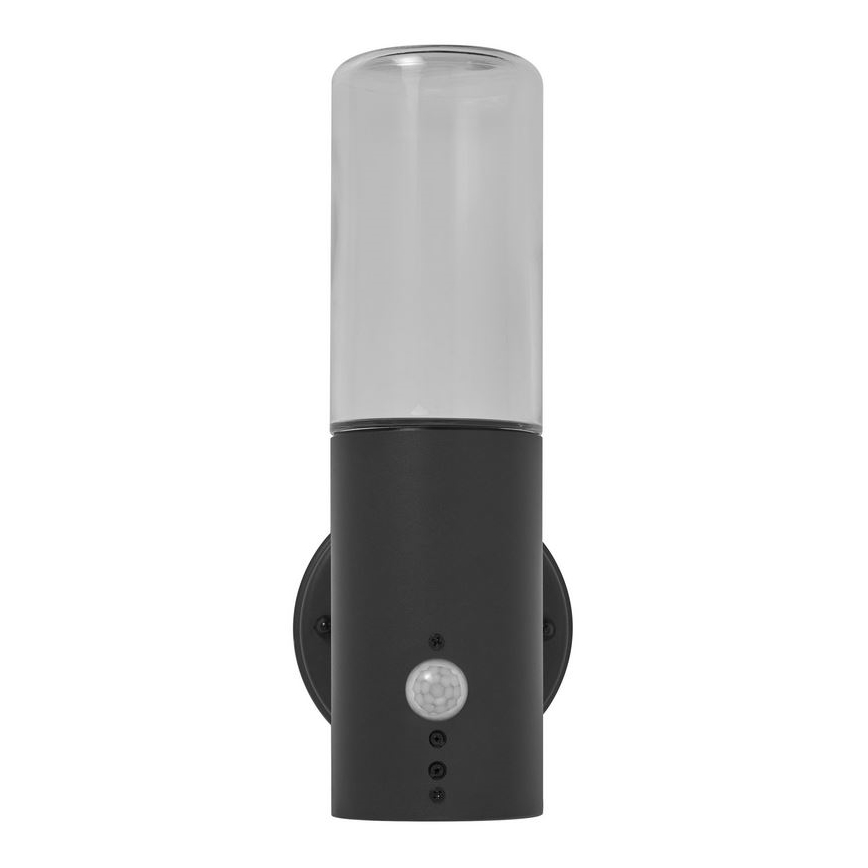 Ledvance - Venkovní nástěnné svítidlo se senzorem FIGO CYLINDER 1xE27/20W/230V