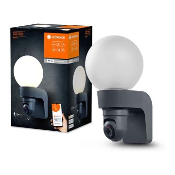 Ledvance - Venkovní svítidlo se senzorem a kamerou SMART+ 1xE27/15W/230V IP44 Wi-Fi