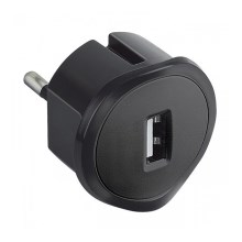 Legrand 50681 - Adaptér USB do zásuvky 230V/1,5A černý