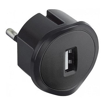 Legrand 50681 - Adaptér USB do zásuvky 230V/1,5A černý