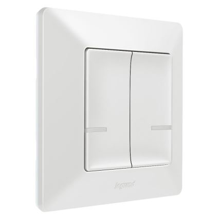 Legrand 752187 - Chytrý bezdrátový spínač 2-tlačítkový VALENA 1xCR2032 Wi-Fi IP40