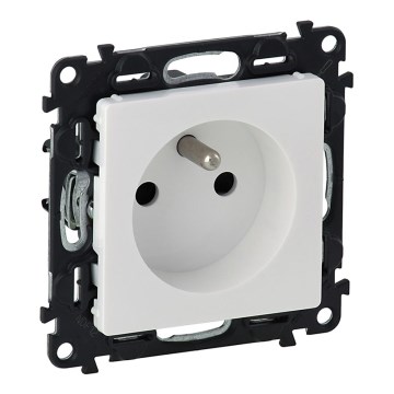 Legrand 753180 - Zásuvka domovní VALENA LIFE 250V/16A 2P+T AS. bílá Legrand 753180 - Zásuvka domovní VALENA LIFE 250V/16A 2P+T AS. bílá