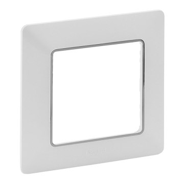 Legrand 754031 - Rámeček pro spínače VALENA LIFE 1P bílá/chrom Legrand 754031 - Rámeček pro spínače VALENA LIFE 1P bílá/chrom