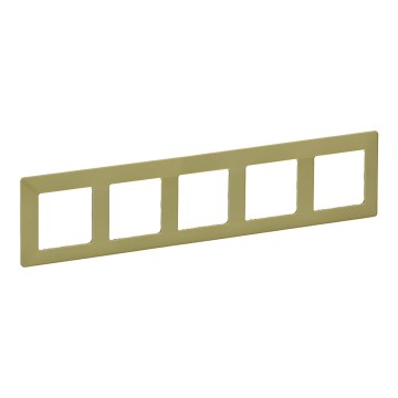 Legrand 754085 - Rámeček pro spínače VALENA LIFE 5P zelená