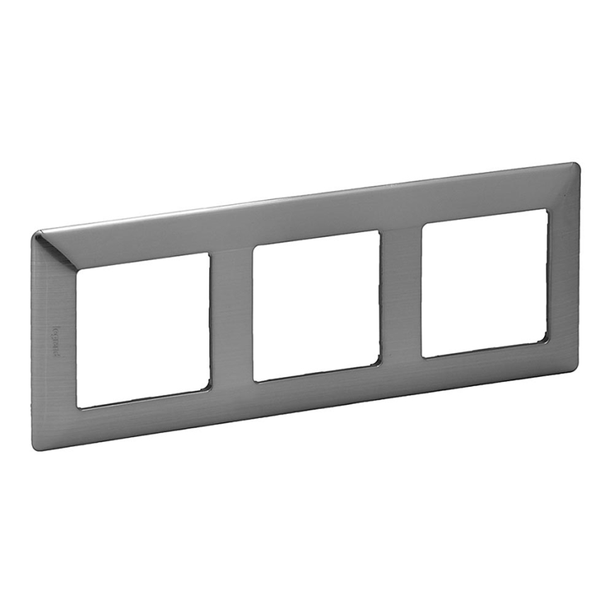 Legrand 754153 - Rámeček pro spínače VALENA LIFE 3P nerez