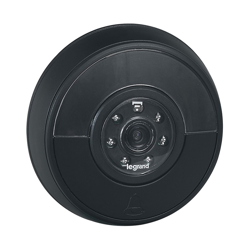 Legrand 94231 - Bezdrátový zvonek + WIFI kamera ELIOT černá