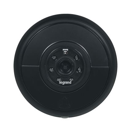 Legrand 94231 - Bezdrátový zvonek + WIFI kamera ELIOT černá